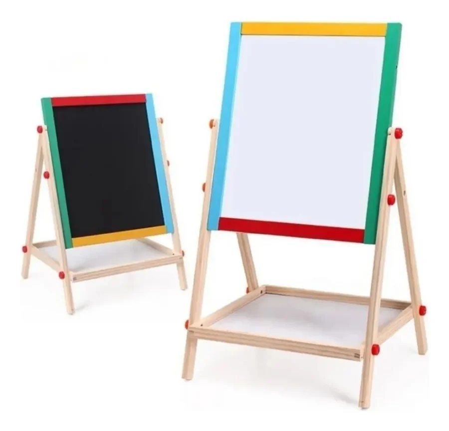 Pizarra Infantil 2 En 1 Doble Tiza Marcador