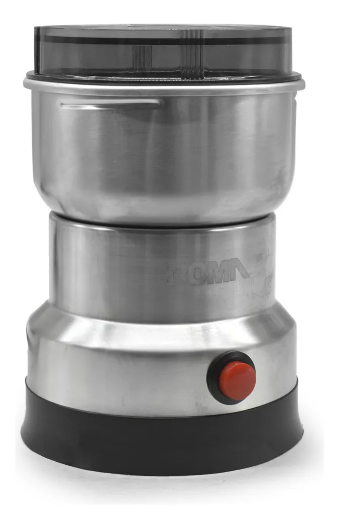 Molinillo Eléctrico De Granos 150w 300ml Boma Acero Inoxidable