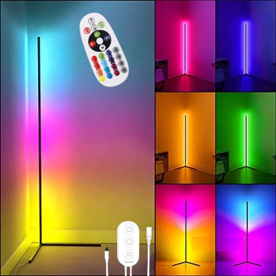 Lampara Esquinera Rgb Wi-fi Control Remoto Control De Voz