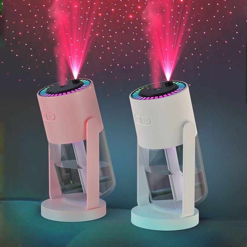 Humidificador Portátil Difusor para Vehículo o el Hogar Luces Proyección
