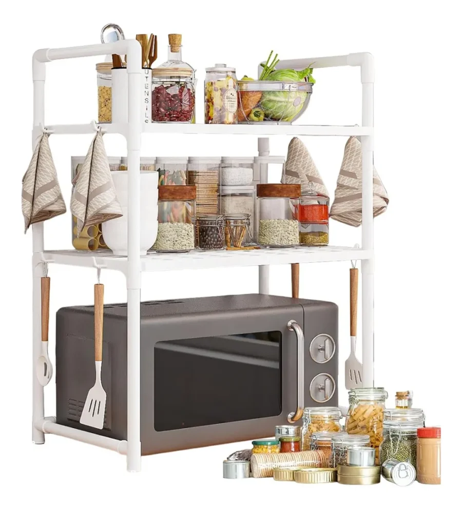 Soporte para Microondas y Almacenaje 2 Niveles