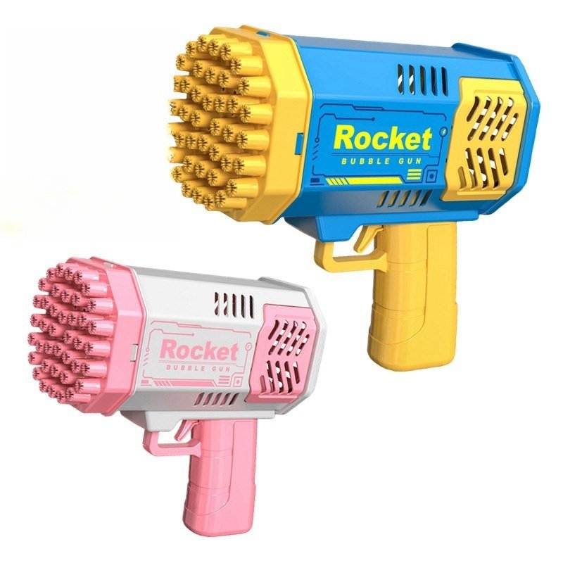 Pistola Lanzador Disparador Burbujas Burbujero Con Luz