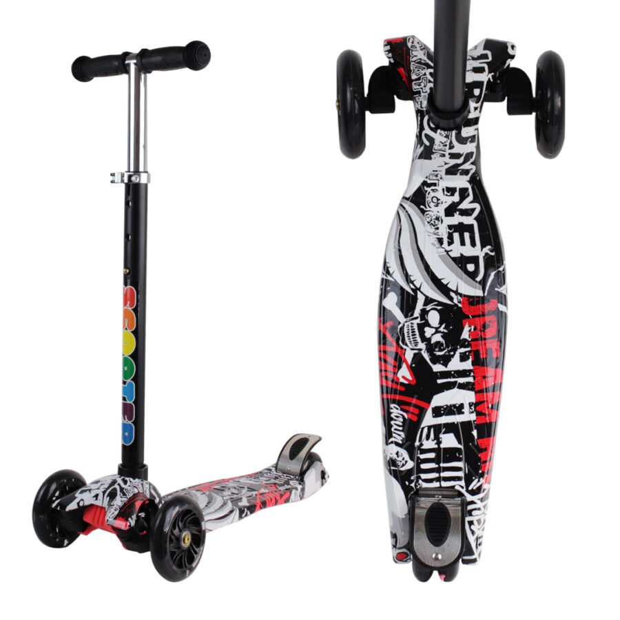 Tripatin Monopatin Regulable Luz Led Infantil Plegable