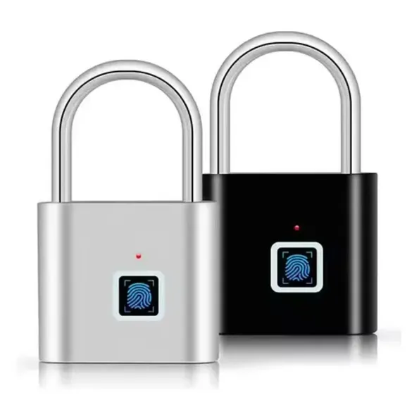 Candado Seguridad Huellas Dactilares Recargable Impermeable