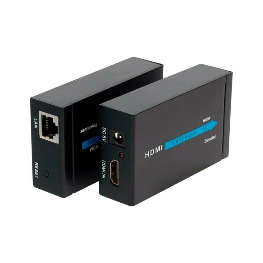 Extensor Adaptador Y Conversor Hdtv A Red Lan Ethernet