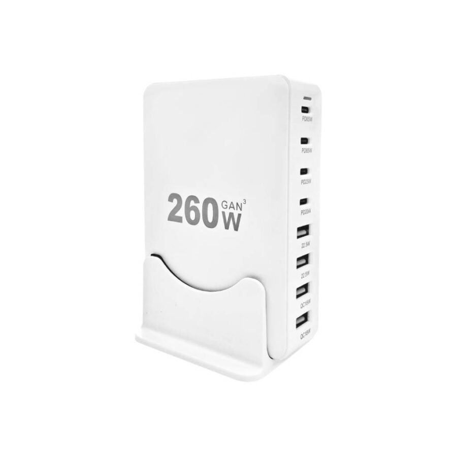 Estacion De Carga Rapida Para Escritorio 260w Usb-c