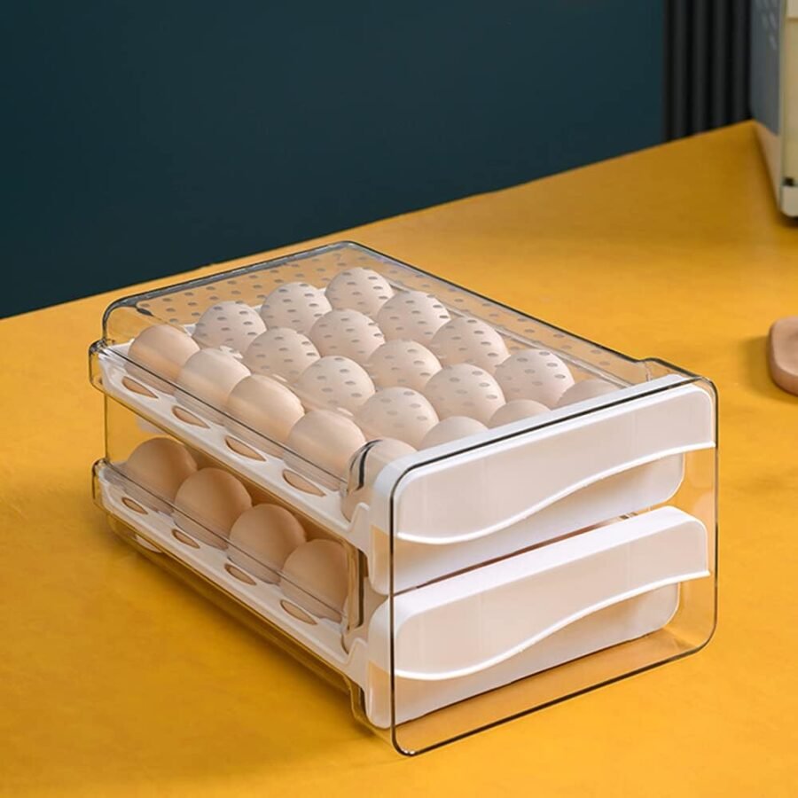 Huevera Caja Organizadora Almacenamiento Para 32 Huevos
