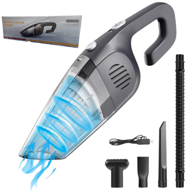 Aspiradora Portátil Auto hogar Inalámbrica Recargable Lavable