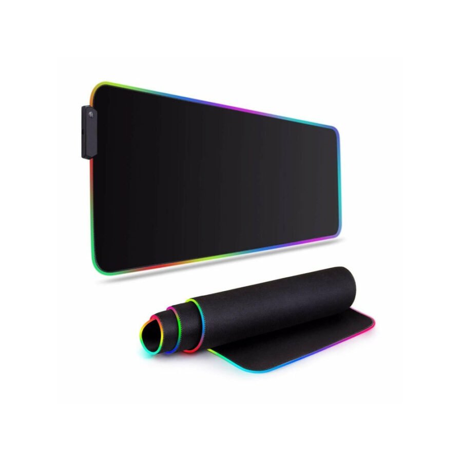 Mouse Pad Gamer Alfombra Teclado Mouse Luz Led 30x80cm